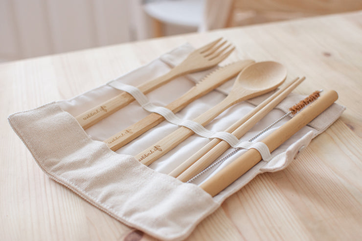 Reusable Bamboo Cutlery Travel Set - Yuggen 