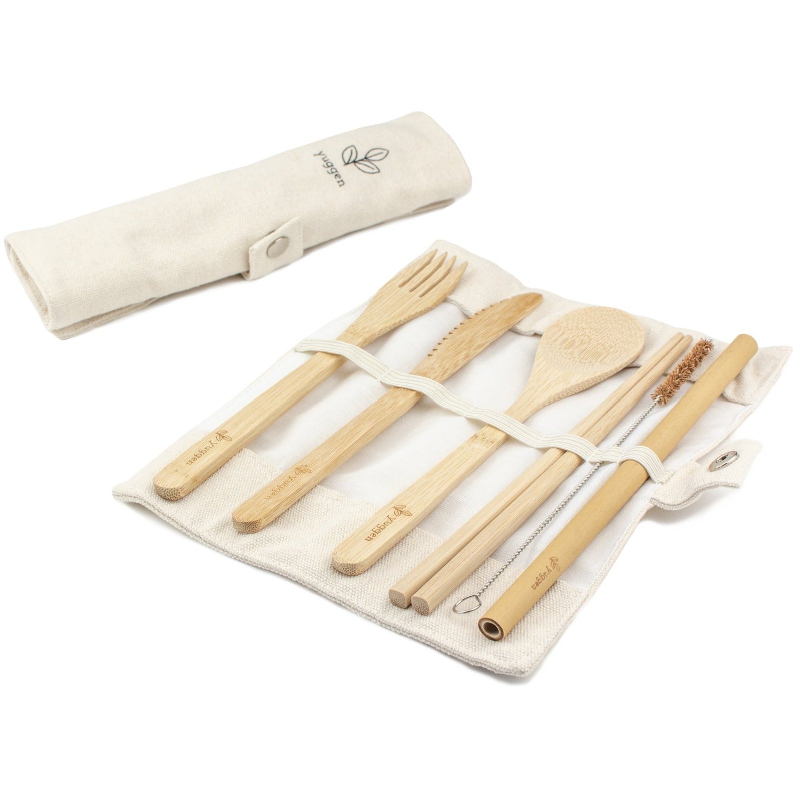 Reusable Bamboo Cutlery Travel Set - Yuggen #Bethechange