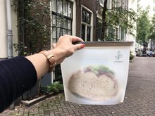 Load image into Gallery viewer, Reusable Silicone 'Ziplock' Bag   Large Size - Yuggen #Bethechange